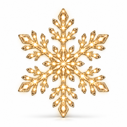 LightFlake™ LED Snowflake Wall Set